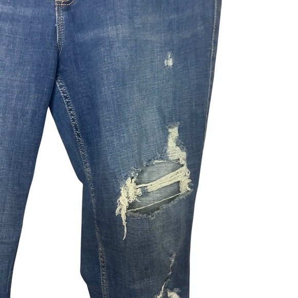 Old Navy Rockstar Extra High Rise Super Skinny Distressed Jeans Size 12 - Picture 4 of 10